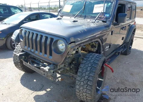 2018 Jeep Wrangler Unlimited Sport S 4X4 from USA, damaged, VIN 1C4HJXDG5JW107866